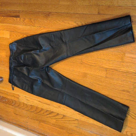 Vintage Leather 100% Authentic CLIO Petites Size 6 Pants - Picture 6 of 6